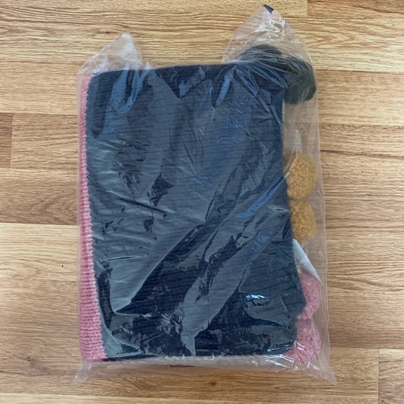 Madewell Striped Pom Pom Scarf - Picture 7 of 7